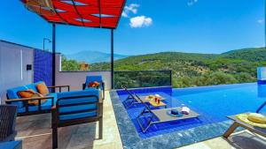 Patara 3 bedroom villa with private pool hot tub