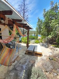 A tiny sea home in the wilderness