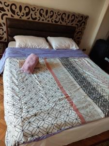 Cozy Queen bed room in zamalek with garden view and balcony