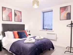 Stylish 2 Bed 2 Bathroom Apartment Free Parking & Fast Wifi