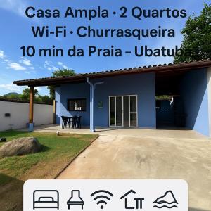 Casa familiar completa em ubatuba