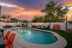 Chic Home with Backyard Oasis Pool Game Room