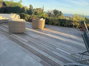 Villa les Amandines 110 m2 swimming pool, sea view air conditioning