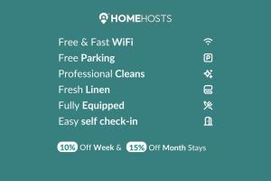 4-Bed Home for Contractors - Parking - Walk to Hospital