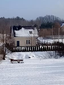Domek całoroczny 8 os, pokoje nad stawem