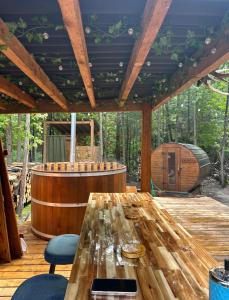 Rustic cozy couples summer stay