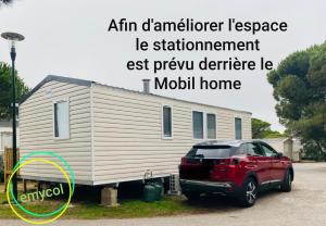 Mobil home 8 Personnes climatisé 3 chambres avec Piscines et Plage à pied à 500m à Canet-Plage