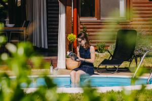 Holiday Home Arcadia with pool, hot tub and sauna