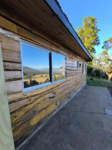 cabaña en la montaña
