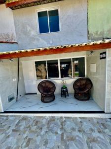 Apartamento duplex em frente ao mar