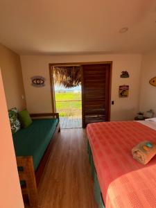 Surf Mojarra Beach Habitación privada con vista al mar