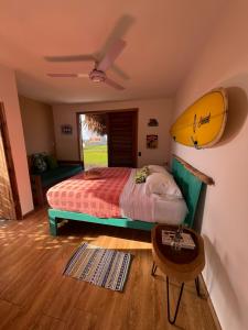 Surf Mojarra Beach Habitación privada con vista al mar