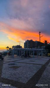 Beira-mar no Ocian Varanda com churrasqueira