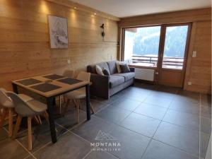 Studio rénové pour 4 personnes avec balcon au Grand-Bornand - FR-1-458-272