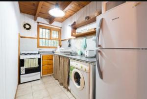 A centrally located cabin surrounded by nature