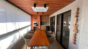 Apto 02 Quartos na Praia -Varanda Gourmet