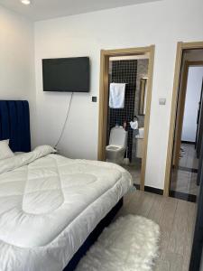 newly furnished two bedroom apartment with swimming pool, fully equipped gym, private parking space ,children playground and unbeatable scenic city views