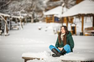 Pasakų namelis dviems su vaizdu į ežerą