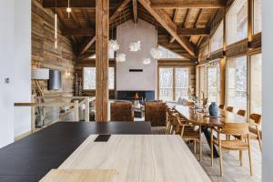 7 Summits - Chalet 230m2 Salon Cathedrale Vues Cheminee