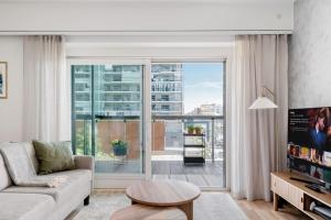 Modern apartment with Sauna and big balcony near Train Station