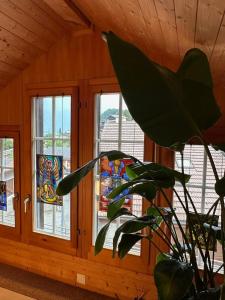 Lakeview Swiss Chalet with Hot Tub near Interlaken