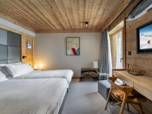 Appartement contemporain près des pistes à Val dIsère, 4 chambres, cheminée, parking inclus - FR-1-567-14