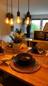 Zentral gelegenes Apartment mit Tiefgarage, Boxspringbett nahe Zoo