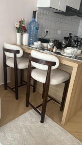 Cozy 1BR Luxury Suites near the Airport with pool, gym & city views