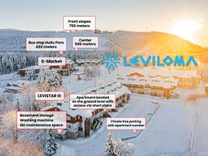 Leviloma - 21m2 A - Levi majoitus loma-asunto Levistar huoneisto - Levi accommodation Levistar apartment