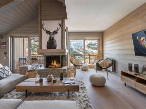 Appartement lumineux pour 6 pers à Méribel avec cheminée - FR-1-565-23