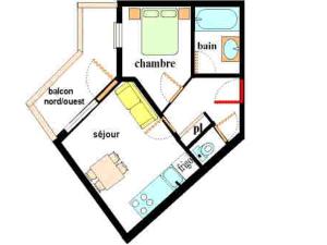 Appartement cosy 4 pers, pieds des pistes et piscine, Val-Cenis - FR-1-508-186