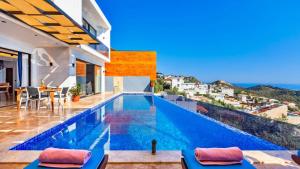 Kalkan 2 bedroom Seaview villa with private pool Jacuzzi