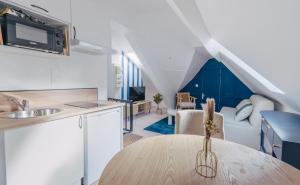 Le Bleu Urbain Logement Chic en Centre-Ville