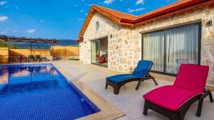 Patara 2 bedroom secluded villa with private pool hot tub