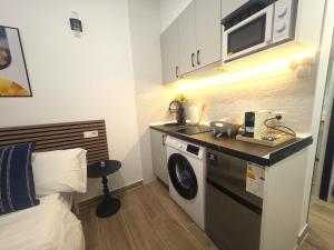 106 Bright & Cozy Studio 15 minutes Center Madrid