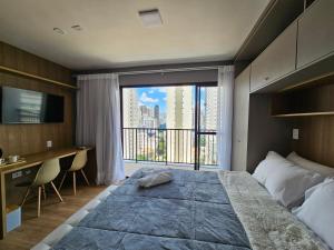 Stúdio 05 moderno em Perdizes perto do Allianz Park e Bourbon Shopping