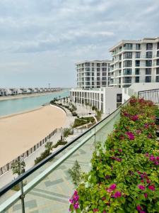 Luxury waterfront apartment with private beach