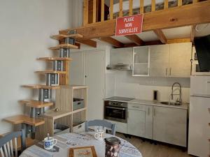 Appartement T2 climatisé avec mezzanine, loggia et accès direct à la plage - FR-1-529-26