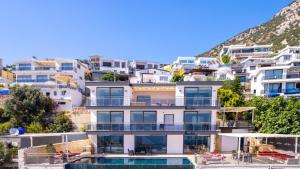 Kalkan 6 bedroom seaview villa with private pool hot tub