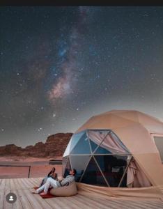 Sun rise wadi rum camp