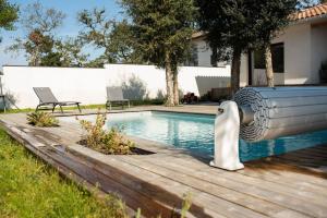 Villa piscine labenne océan