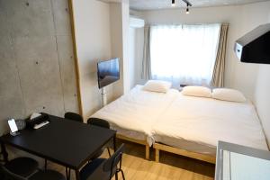 One room in a newly built condominium