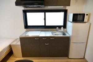 One room in a newly built condominium