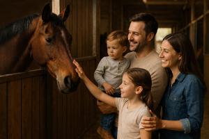 Guesthouse La Moliere, 3 bedrooms, private house, horse farm, full nature