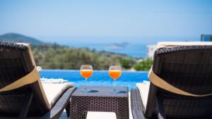 Kalkan 2 bedroom secluded villa with private pool hot tub