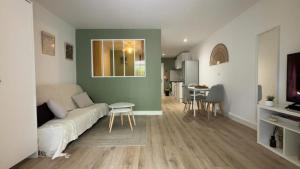 Appartement T2 jardin & accès plage privée