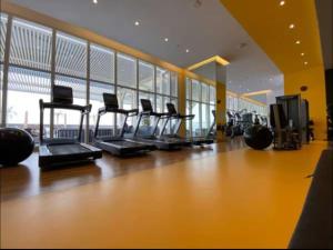 Vogue Vacation Homes, JVT Novotel Near Springs Souk Mall, One Bedroom Apartment with Large Balcony and Vibrant Community view, Access toAmenities