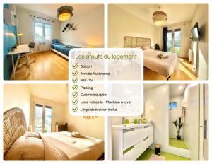 " Douce nuit Talence " Parking - Balcon - Wifi