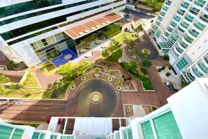 GOLDEN STAY - Saint Moritz - Flat Novo, Espaçoso, Individual ou Familia - Cama Queen e Sofá Cama Casal