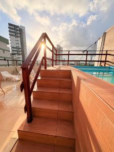 Cobertura em Boa Viagem 4 Quartos, Piscina Privativa ao lado do Mar Hotel Conventions Até 8 pessoas